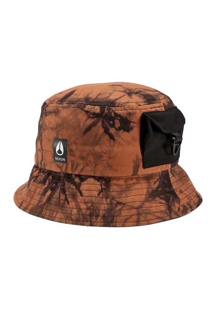 NIXON TRIFLE BUCKET HAT - BROWN/BLACK