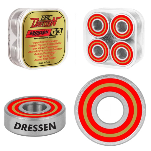 BRONSON PRO BEARINGS G3 ERIC DRESSEN