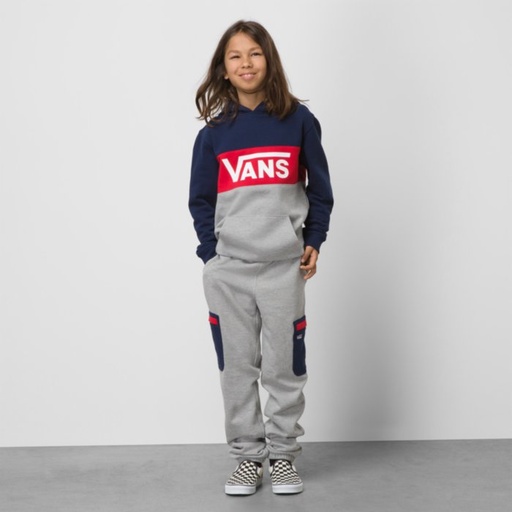 VANS KIDS CARGO FLEECE SWEATPANT - CEMENT HEATHER
