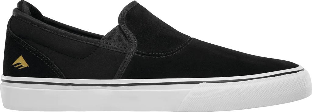 EMERICA SKATE SHOES WINO G6 SLIP-ON - BLACK/WHITE/GOLD