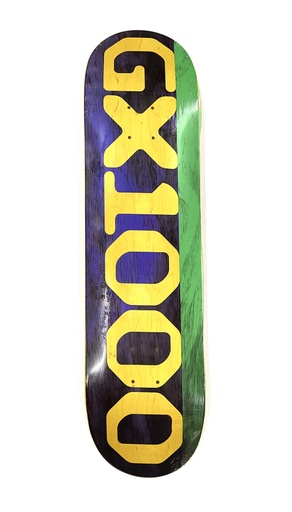GX1000 DECK SPLIT VENEER PURPLE/GREEN - 8.0''
