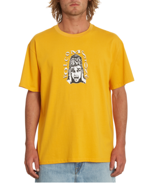 T-SHIRT VOLCOM SKATE VITALS HEADACHE SHORT SLEEVE - SUNBURST