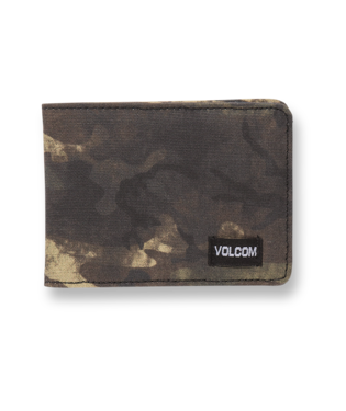 VOLCOM POST BIDFOLD WALLET - COVERT GREEN