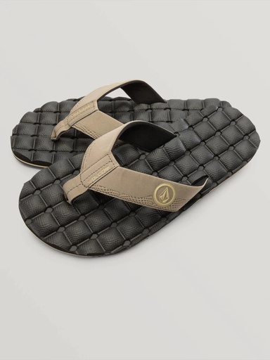 VOLCOM RECLINER SANDALS - KHAKI
