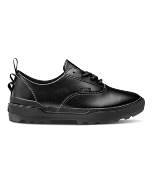 VANS COLFAX LOW LEATHER SHOES - BLACK/BLACK