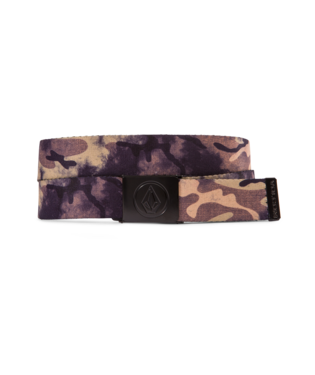 VOLCOM CIRCLE WEB BELT - COVERT GREEN
