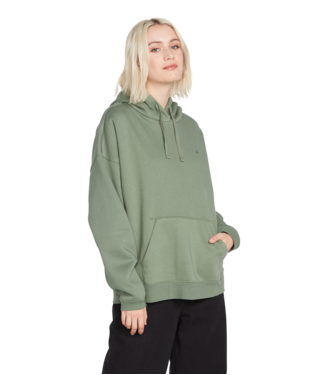 VOLCOM WOMEN'S STONE HEART II HOODIE - LIGHT ARMY