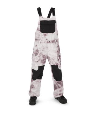 VOLCOM WOMEN'S CRESTON 3DSTRETCH BIB OVERALL - MOJAVE TIE-DYE