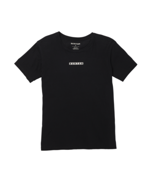 BURTON WOMEN'S VAULT SHORT SLEEVE TEE - TRUE BLACK