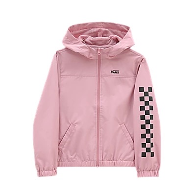 VANS GIRLS KASTLE CLASSIC WINDBREAKER - PINK