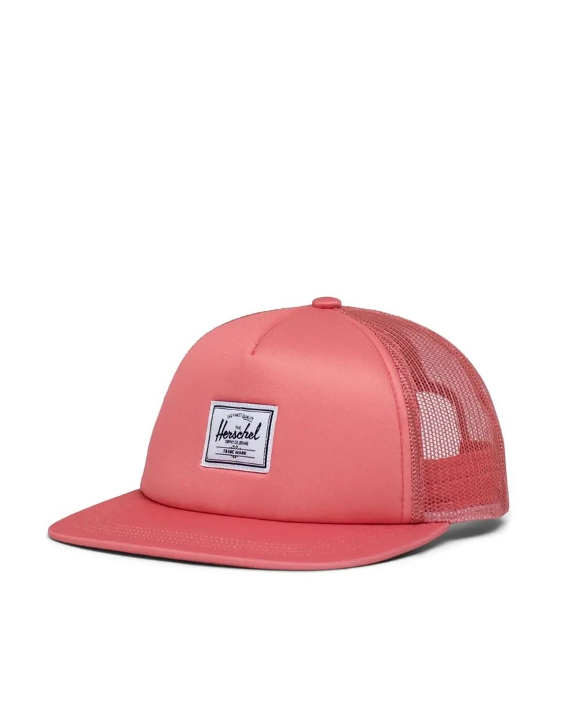 HERSCHEL WHALER MESH CLASSIC LOGO KIDS HAT - LANTANA