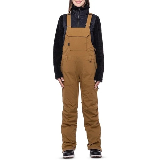 686 WOMEN'S BLACK MAGIC INSULATED BIB - BREEN GEO JACQUARD