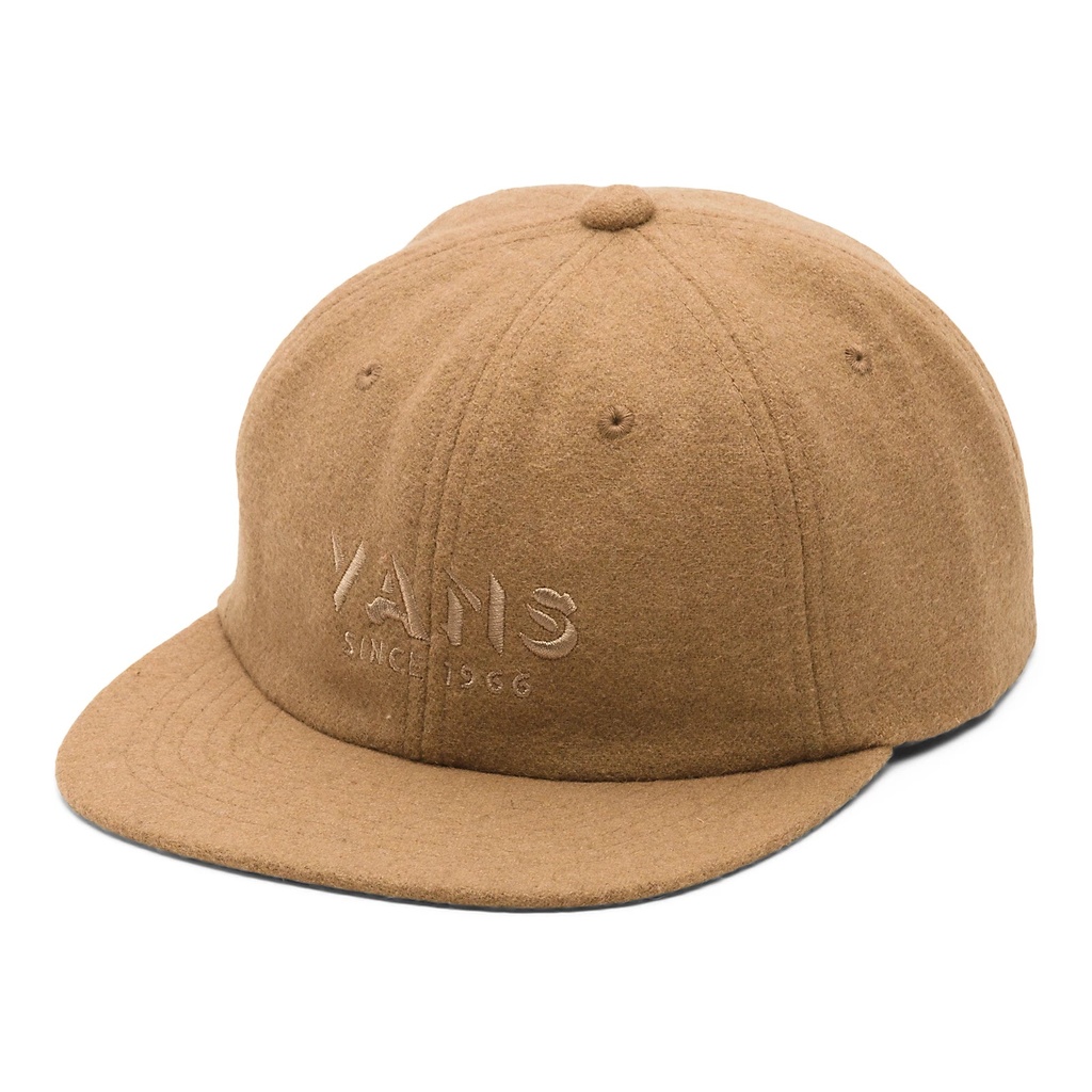 VANS CLARK VINTAGE UNSTRUCTURED HAT - BONE BROWN