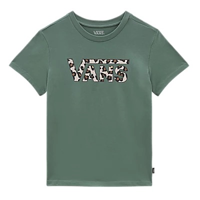 VANS WOMEN'S ANIMALIER SHORT SLEEVE TEE - DUCK GREEN
