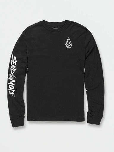 LONG SLEEVE VOLCOM JUNIOR SEND MODE TECH - NOIR 
