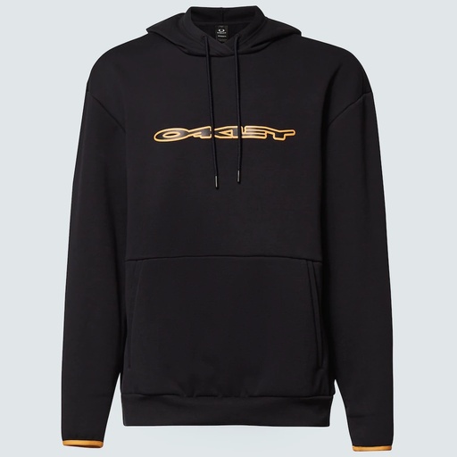 OAKLEY TC STRETCH LOGO HOODIE - BLACKOUT