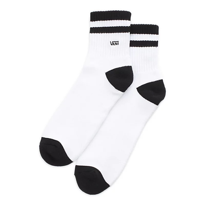 VANS ART HALF CREW SOCK 1PK - WHITE/BLACK