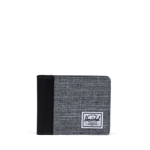 HERSCHEL HANK II WALLET - RAVEN CROSSHATCH