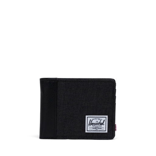 HERSCHEL HANK II WALLET - BLACK/CROSSHATCH/BLACK
