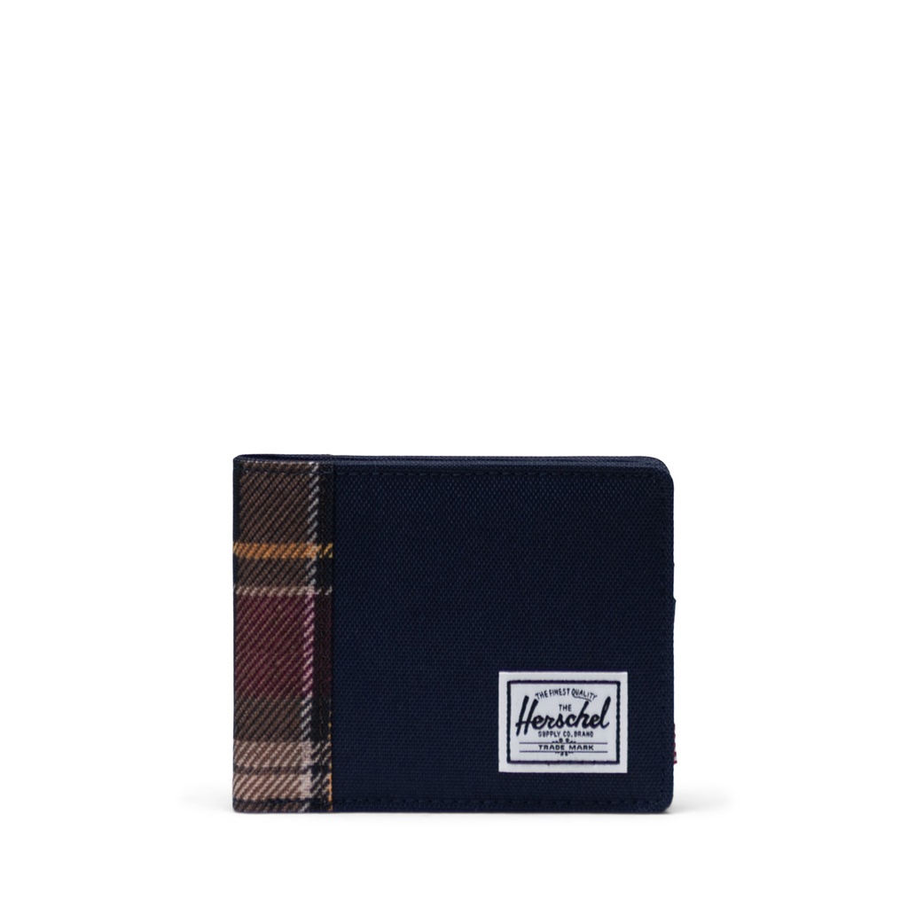 PORTEFEUILLE HERSCHEL ROY - PEACOAT/PEACOAT PLAID