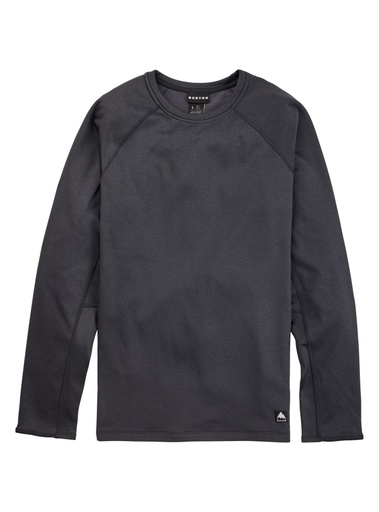 BURTON STOCKRUN CREWNECK LONG SLEEVE - TRUE BLACK