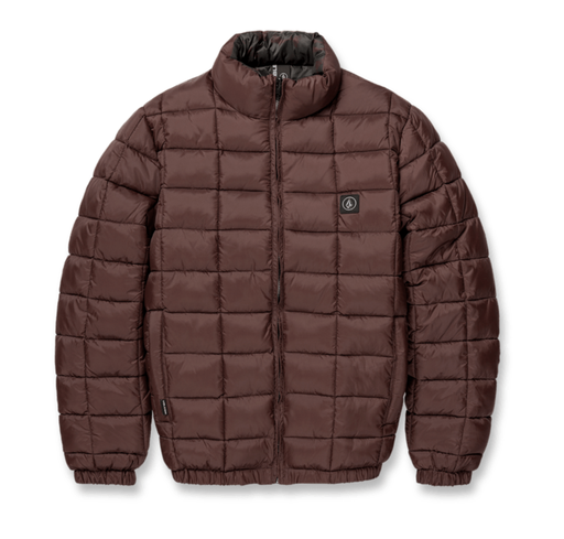 VOLCOM WALLTZERD PUFF JACKET - MAHOGANY