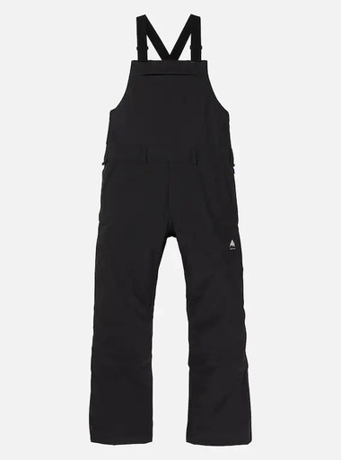 BURTON SNOWDIAL BIB PANT - TRUE BLACK