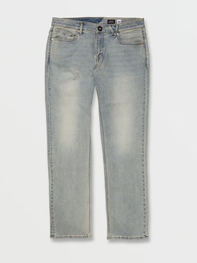 VOLCOM SOLVER DENIM PANTS - WORKER INDIGO (WIV)