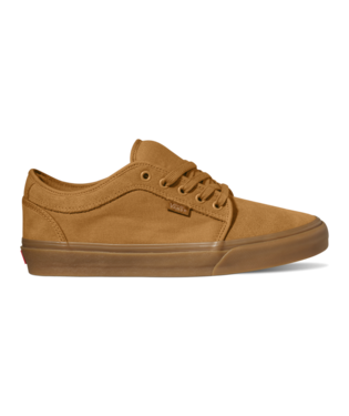 VANS SKATE CHUKKA LOW SHOES - LIGHT BROWN/GUM