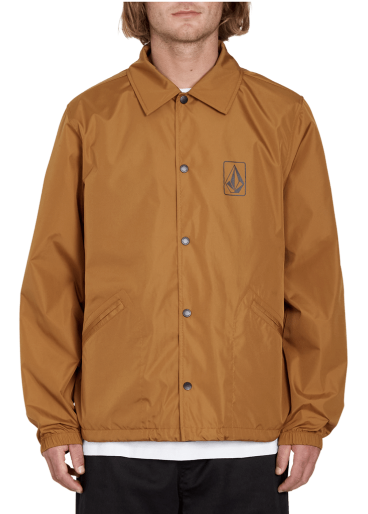 MANTEAU VOLCOM SKATE VITALS COACHES JACKET - RUBBER