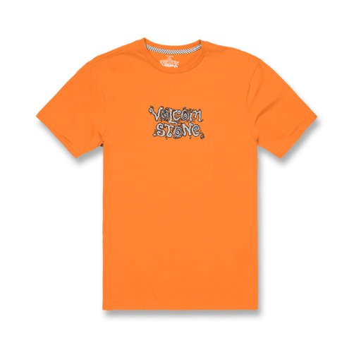 VOLCOM FA J HAGER IN TYPE SHORT SLEEVE TEE - SAFFRON