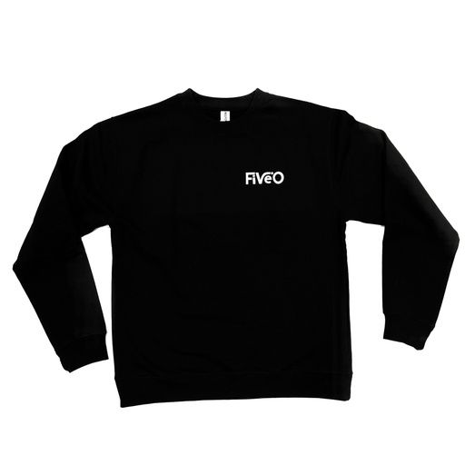 Coton Ouaté Crewneck 5-0 Sharpie - Noir
