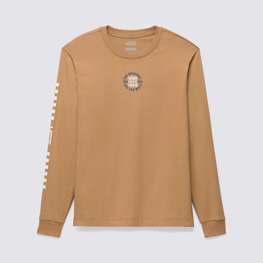 LONG SLEEVE T-SHIRT VANS THE ORIGINAL BFF TEE POUR FEMME - TOBACCO