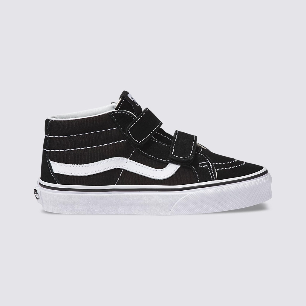 SOULIER VANS SK8-MID REISSUE V POUR JUNIOR - NOIR/BLANC