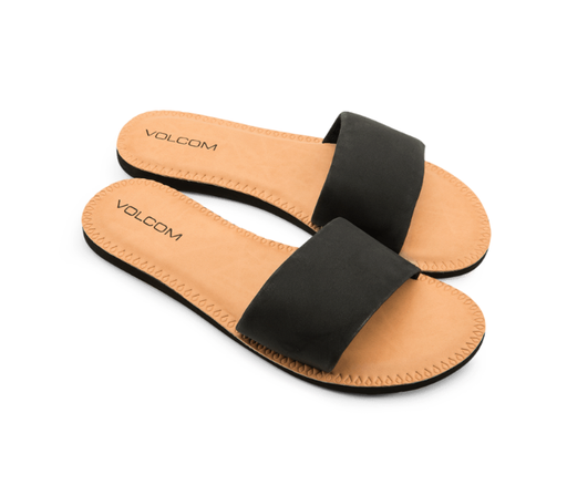 VOLCOM WOMEN'S SANDALS SIMPLE SLIDE - BLACK