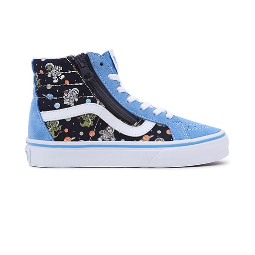VANS TODDLER SK8-HI REISSUE SIDE ZIP SHOES - GLOW COSMIC ZOO