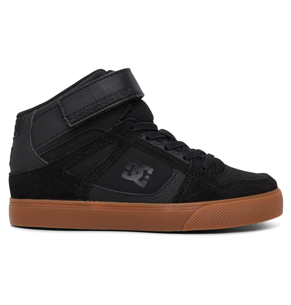 SOULIER DC JUNIOR PURE HIGH-TOP EV - NOIR/GUM