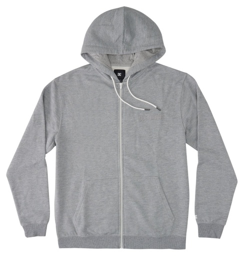 DC RIOT 2 ZIP-UP HOODIE - Medium Grey Heather