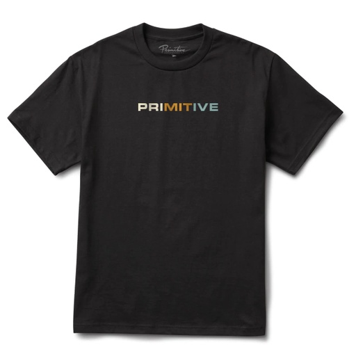 PRIMITIVE EURO BLOCKED TEE - BLACK