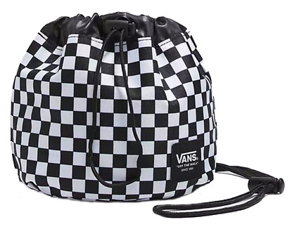 VANS MINI CINCH BAG - BLACK/WHITE CHECKERBOARD