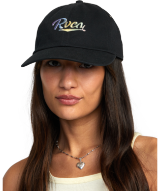 RVCA STAPLE DAD HAT - BLACK