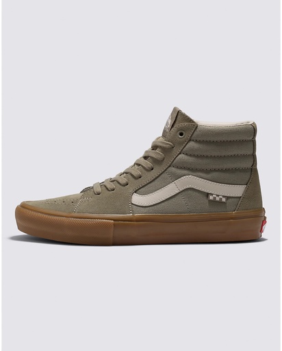 VANS SKATE SK8-HI SHOES - KHAKI/GUM