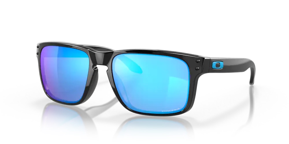 LUNETTE OAKLEY HOLBROOK POLISHED BLACK W/ PRIZM SAPPHIRE