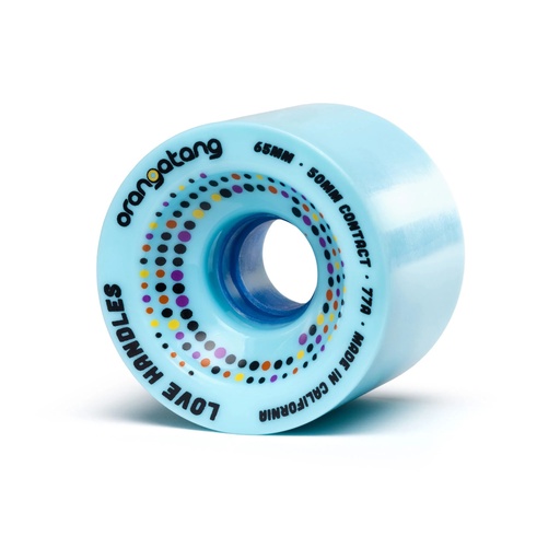 ORANGATANG WHEELS LOVE HANDLES BLUE 77A 65mm