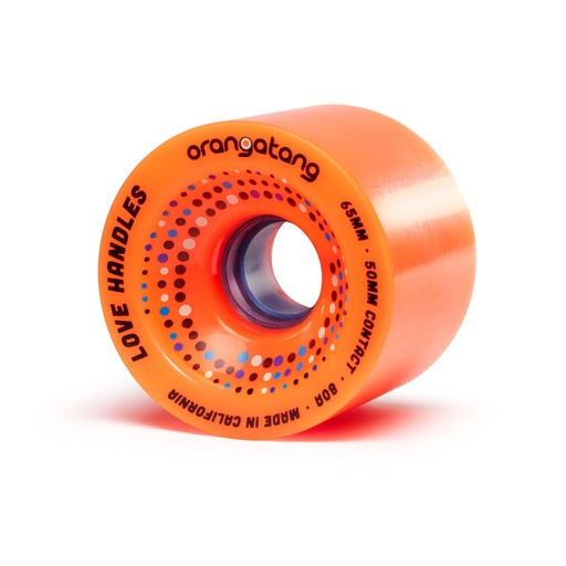 ORANGATANG WHEELS LOVE HANDLES ORANGE 80A 65mm