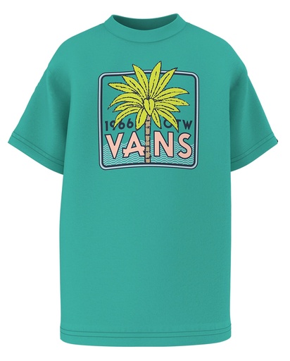 VANS KIDS 66OTW PALM SHORT SLEEVE TEE - WATERFALL