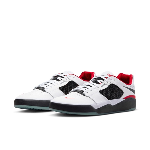 NIKE SB ISHOD WAIR PREMIUM L - WHITE/BLACK-UNIVERSITY RED-BLACK