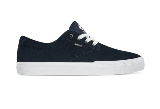 ETNIES JAMESON VULC X DYSTOPIA SHOES - NAVY/WHITE