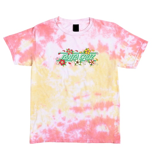 SANTA CRUZ GIRLS T-SHIRT BLOOMING DOT - FUNNEL CAKE