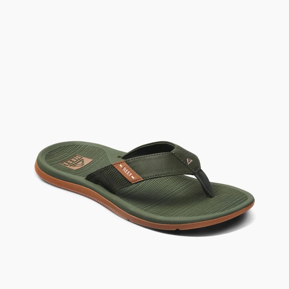 SANDALE REEF SANTA ANA - OLIVE GUM